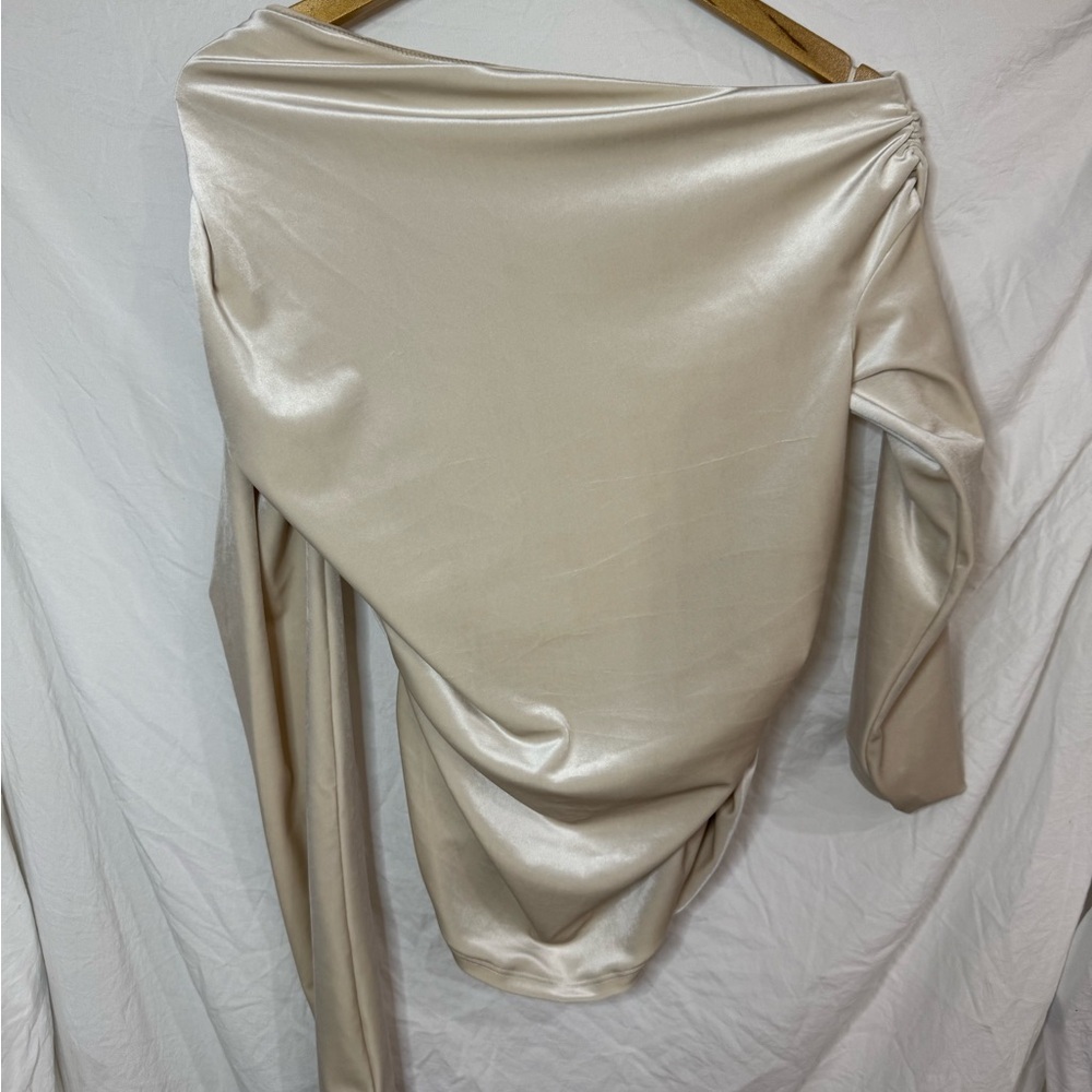 Abercrombie & Fitch White Satin Garment